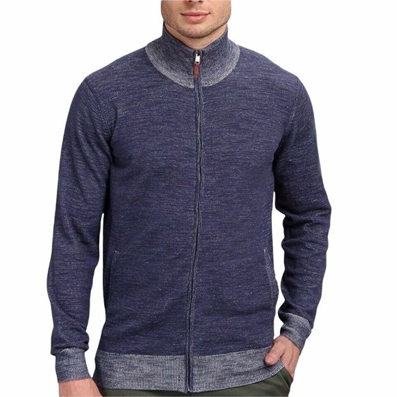 Ben Sherman Other - Ben Sherman blue zip up turtleneck cardigan jacket